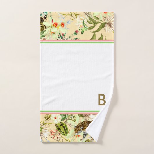 modern Oerwoud - Tropisch Bad Handdoek (Handdoek)