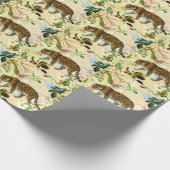 modern Oerwoud - Tropisch Cadeaupapier (Hoek)