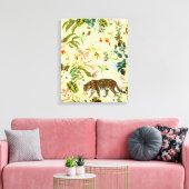 modern Oerwoud - Tropisch Canvas Afdruk (Insitu (Woonkamer))