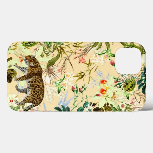 modern Oerwoud - Tropisch Case-Mate iPhone Case (Achterkant (horizontaal))