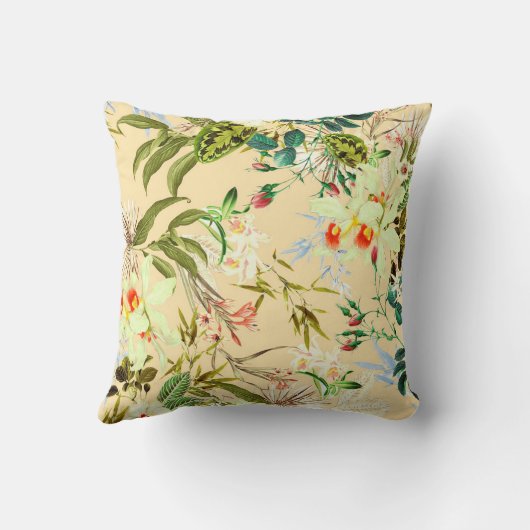  modern Oerwoud - Tropisch Kussen (Achterkant)