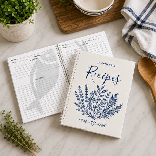 Modern Off White Familie Kookboek Notitieboek