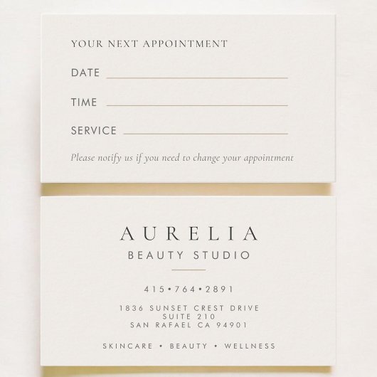 Modern Office Appointment Card Visitekaartje