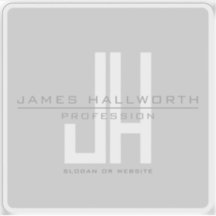 Modern ogend zakelijk monogram | Grey