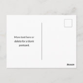 Modern ogende monogrammed naam | Zwart Grijs Wit Briefkaart (Achterkant)