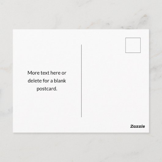 Modern ogende monogrammed naam | Zwart Grijs Wit Briefkaart (Achterkant)