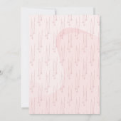 Modern Oh Baby Beige esthetisch Baby shower Kaart (Achterkant)