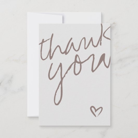 Modern Oh Baby Neutraal Baby shower Bedankt (Voorkant)