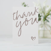 Modern Oh Baby Neutraal Baby shower Bedankt (Staand voorkant)