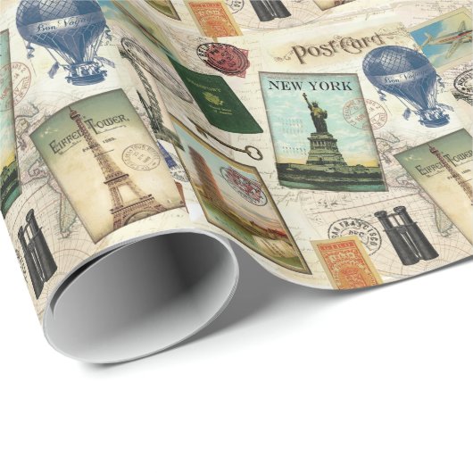 Modern oldtimers cadeaupapier (Rol Hoek)