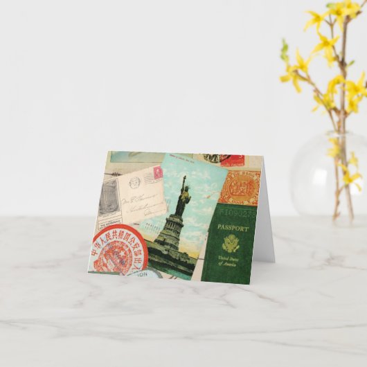 modern oldtimers kaart (Gele Bloem)