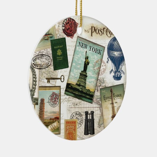 Modern oldtimers keramisch ornament (Rechts)