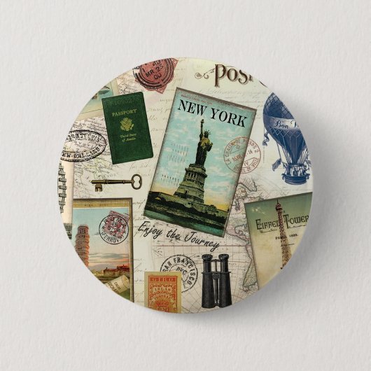 modern oldtimers ronde button 5,7 cm (Voorkant)