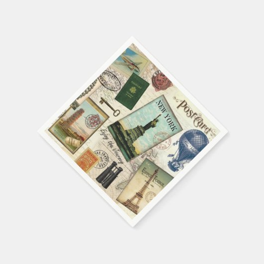 modern oldtimers servetten (Hoek)