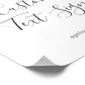 Modern Olive Branch Cards & Gifts Custom Text Sign Poster (Hoek)