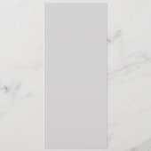 Modern Olive Branch | Gray Weddenrenmenu Menu (Achterkant)