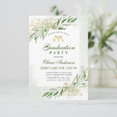 Modern Olive Branch Nursing School Afstuderen Kaart (Staand voorkant)