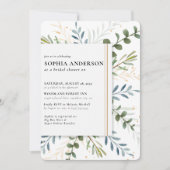 Modern Olive Branch Vrijgezellenfeest Kaart (Voorkant)