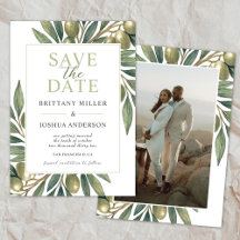 Modern Olive Branch Wedding