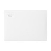 Modern Olive Branch Wedloop rond label (Voorkant)