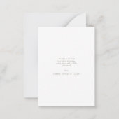 Modern Olive Green Multi Photo Christmas Notitiekaartje (Achterkant)