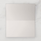 Modern Olive Green Wedding Plaatskaartje (Binnenkant ongevouwen)