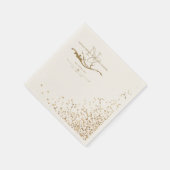 Modern OM HET EVEN WELK paar Jubileum Monogram Ser Servet (Hoek)