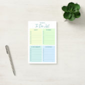 Modern om lijst uit te voeren post-it® notes (Kantoor)