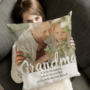 Modern Oma Foto Kussen