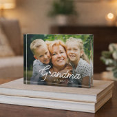Modern Oma Opgericht Script Foto