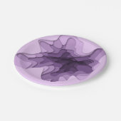 Modern Ombre Lavender Waves Birthday Party Papieren Bordje (Gekanteld)