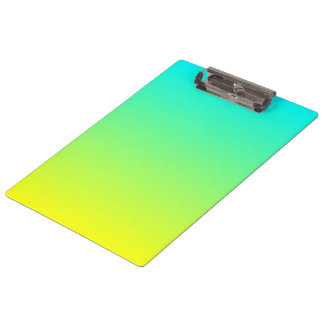 modern ombre lemon yellow lime green turquoise klembord