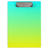 modern ombre lemon yellow lime green turquoise klembord (Voorkant)
