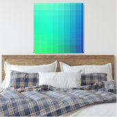 Modern Ombre-ontwerp Canvas Afdruk (Insitu (Slaapkamer))