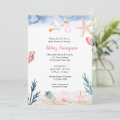 Modern Onder het Zee Slaat Roze Kaart (Staand voorkant)