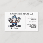 Modern onderhoud Handyman Visitekaartje (Voorkant)