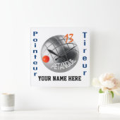 Modern onderscheidend design met persoonlijk desig vierkante klok (Huis)