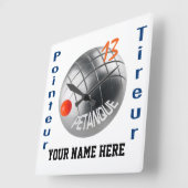 Modern onderscheidend design met persoonlijk desig vierkante klok (Hoek)