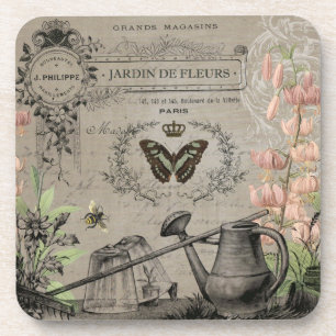 modern  onderzetter van de franse vlindertuin