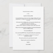 Modern ondoorzichtig design 4 Foto's Collage Save The Date (Achterkant)