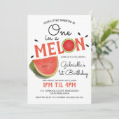 Modern One in een Melon | Zomer-kinderen van Birth Kaart (Staand voorkant)