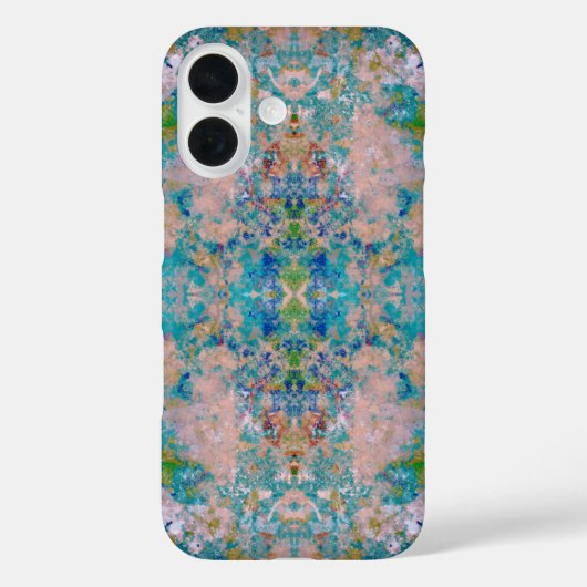 Modern one of a kind Abstract met Sangria kleuren Case-Mate iPhone Case (Achterkant)
