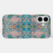 Modern one of a kind Abstract met Sangria kleuren Case-Mate iPhone Case (Achterkant (horizontaal))
