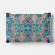 Modern one of a kind Abstract met Sangria kleuren