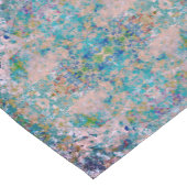 Modern one of a kind Abstract met Sangria kleuren Korte Tafelloper (Hoek)