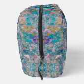 Modern one of a kind Abstract met Sangria kleuren Toilettasje (Rechts)