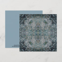 Modern one of a kind Abstracte kunst in een mistig Kaart