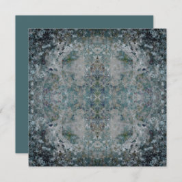 Modern one of a kind Abstracte kunst in een mistig Kaart