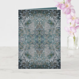 Modern one of a kind Abstracte kunst in een mistig Kaart