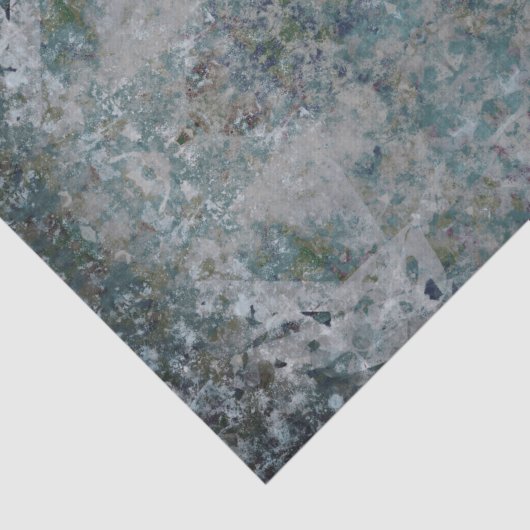 Modern one of a kind Abstracte kunst in een mistig Tissuepapier (Detail)